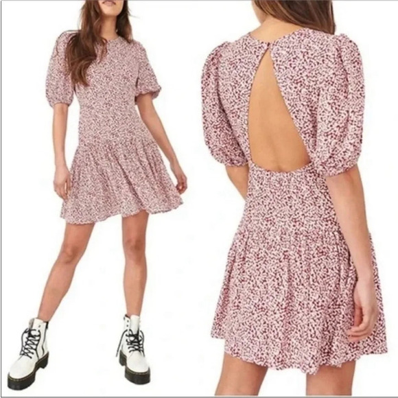 FREE PEOPLE Dancing In The Dark Mini Dress Size Large NWT - Picture 1 of 7